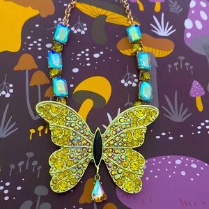 Betsey Johnson Butterfly Necklace